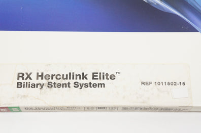 Abbott 1011502-15 RX Herculink Elite Biliary Stnt System 6.5 x 15mm, 135cm (x)
